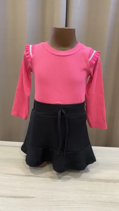 BLUSA FEMININO INFANTIL MANGA LONGA