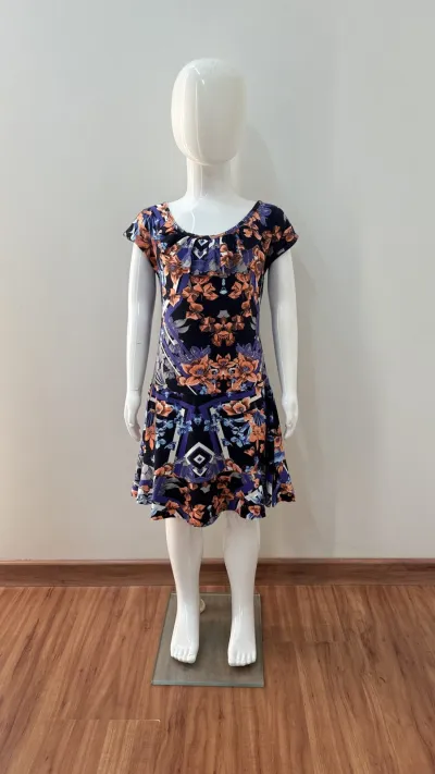 VESTIDO JUVENIL SEM MANGA BALLA BALLU