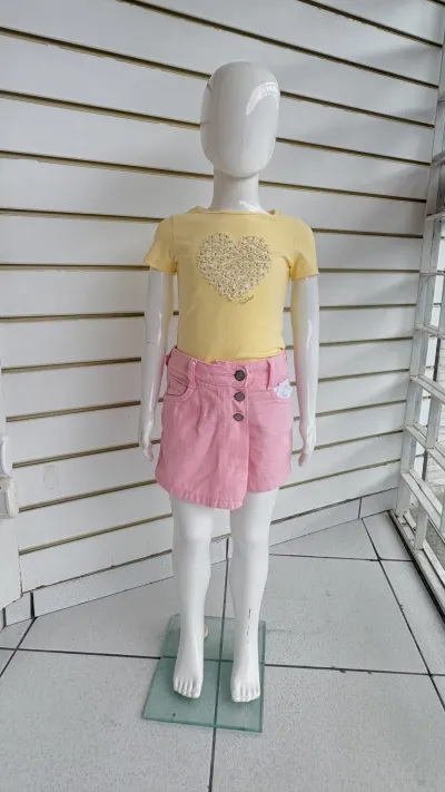 BLUSA FEMININO INFANTIL SEM MANGA M09