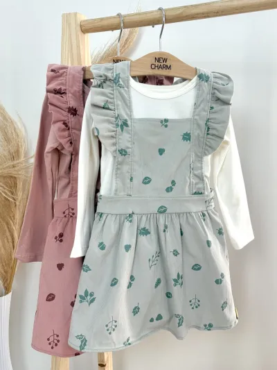 CONJ FEM INF VESTIDO+ML