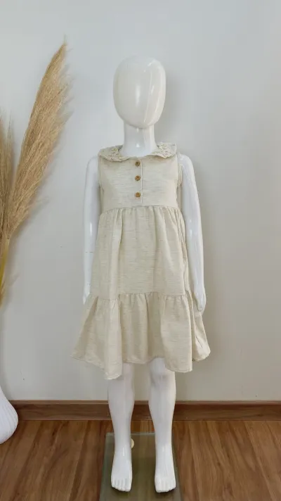 VESTIDO FEM INF SM CRT