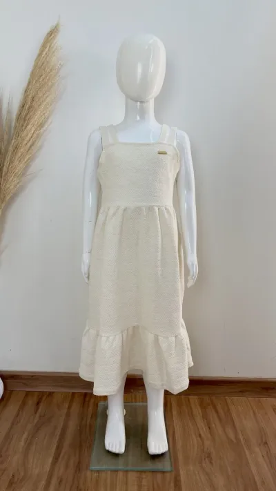 VESTIDO FEM INF C/ALÇ CRT