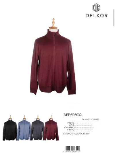 JAQUETA MASC ADT TRICOT