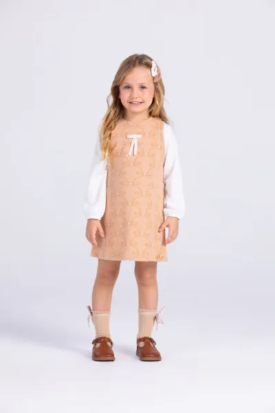 CONJ FEM INF ML+VESTIDO