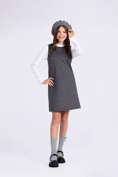 CONJ FEM INF ML+VESTIDO