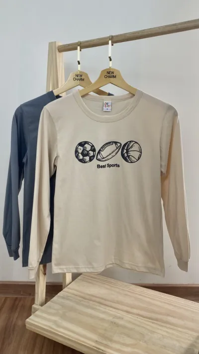 CAMISETA MASC INF ML