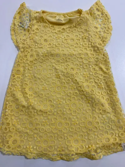 VESTIDO FEMININO INFANTIL SEM MANGA R120