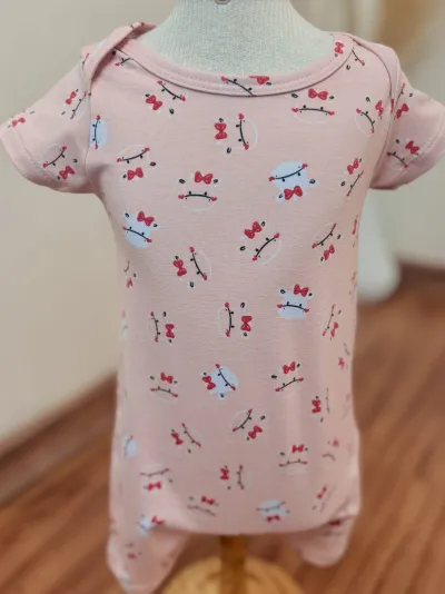 MACACÃO FEMININO INFANTIL SEM MANGA CURTO