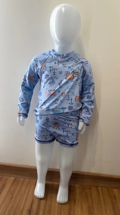 CONJUNTO MASCULINO INFANTIL MANGA LONGA+SNG