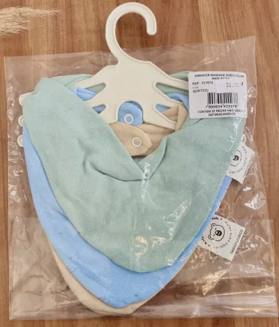 KIT3 BABADOR BANDANA MASCULINO