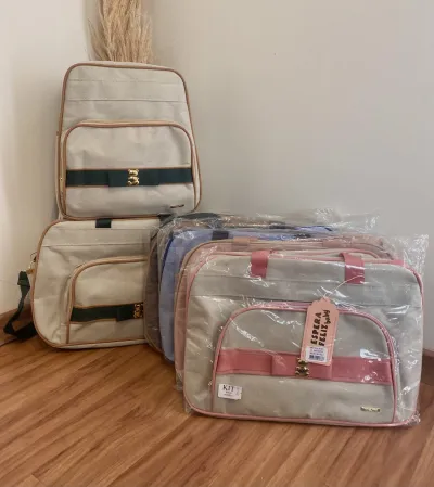 KIT BOLSA MATERNIDADE 2PEÇAS