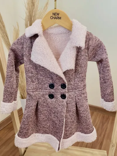 SOBRETUDO FEMININO INFANTIL MANGA LONGA R74