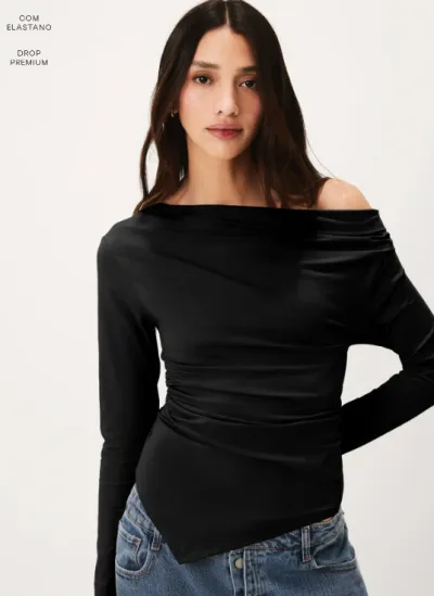 BLUSA FEMININO ADULTO MANGA LONGA