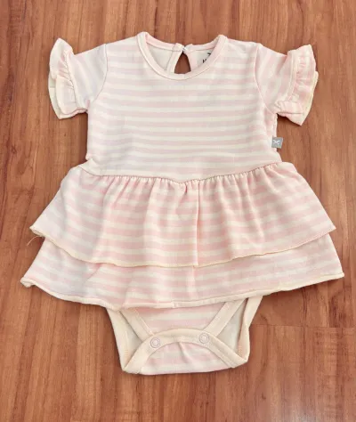 VESTIDO/BODY INFANTIL SEM MANGA R06