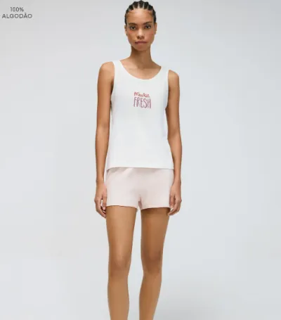 PIJAMA FEMININO SM+SHORTS R06