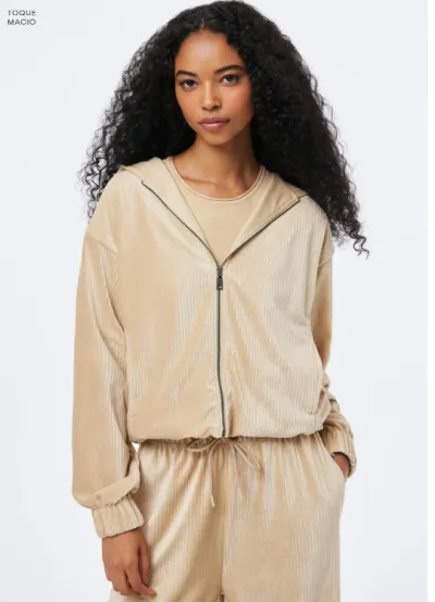 JAQUETA FEMININO ADULTO PLUSH