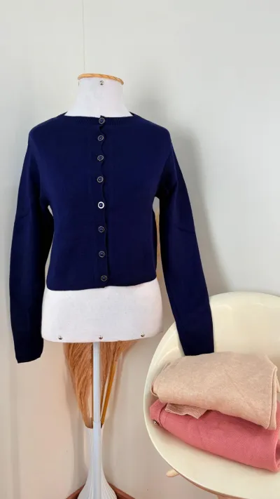 CARDIGAN FEMININO ABERTA MODAL R50