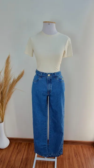 CALÇA FEM RETA