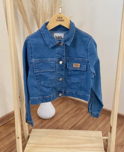 JAQUETA FEMININO INFANTIL CROPPED