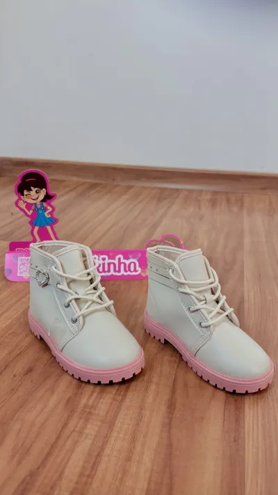 BOTA FEMININO INFANTIL CANO CURTO M64