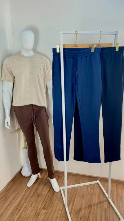CALÇA MASC ADT MOLETOM