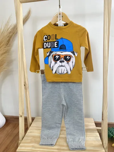 CONJUNTO MASCULINO INFANTIL MANGA LONGA