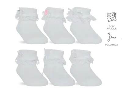 MEIA FEMININO BABY SOC SELENE