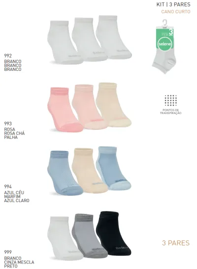 KIT MEIA MASC BB C/3