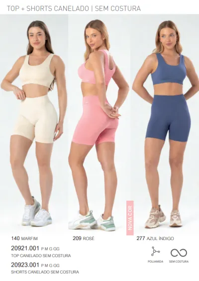 TOP FEMININO ADULTO FITNESS CNLD S/COSTURA