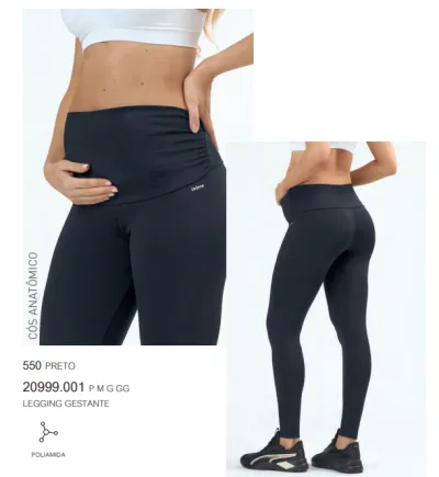 LEGGING FEMININO GESTANTE R132