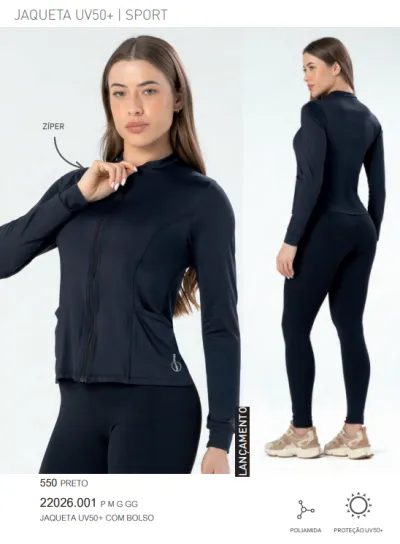 JAQUETA FEM ADT FIT UV