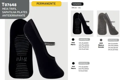 MEIA FEMININO PILATES