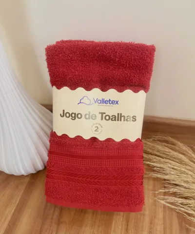 JOGO 2PEÇAS TOALHA BANHO+ROSTO