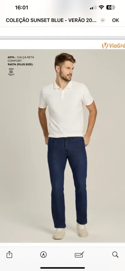 CALÇA MASC RETA R12
