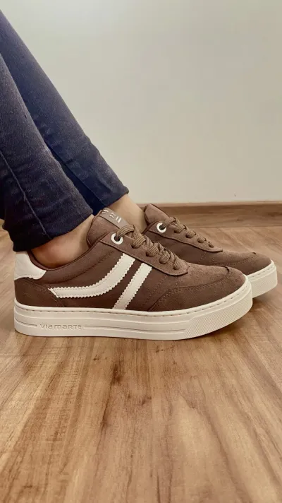 TENIS FEMININO ADULTO CAMURÇA