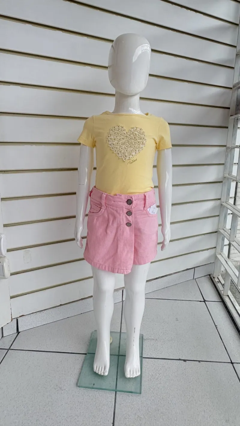 BLUSA FEMININO INFANTIL SEM MANGA M09