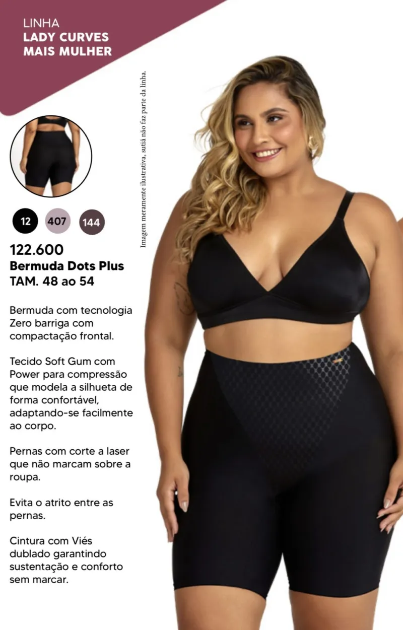 BERMUDA FEMININO DOT PLUS