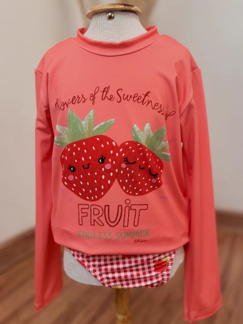 CONJUNTO FEMININO INFANTIL MANGA LONGA+CALCINHA