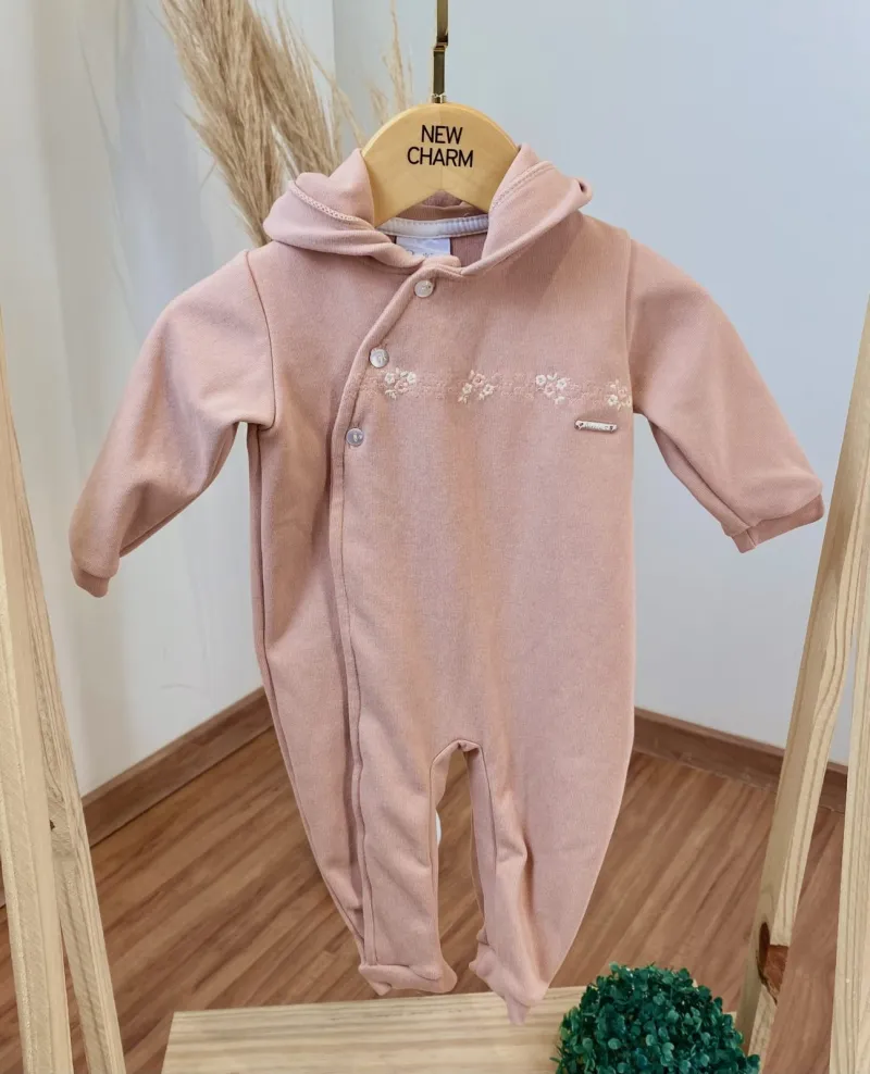 MACACÃO FEMININO INFANTIL MANGA LONGA