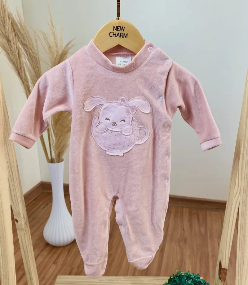 MACACÃO FEMININO INFANTIL MANGA LONGA PLUSH
