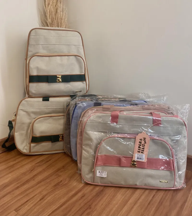 KIT BOLSA MATERNIDADE 2PEÇAS