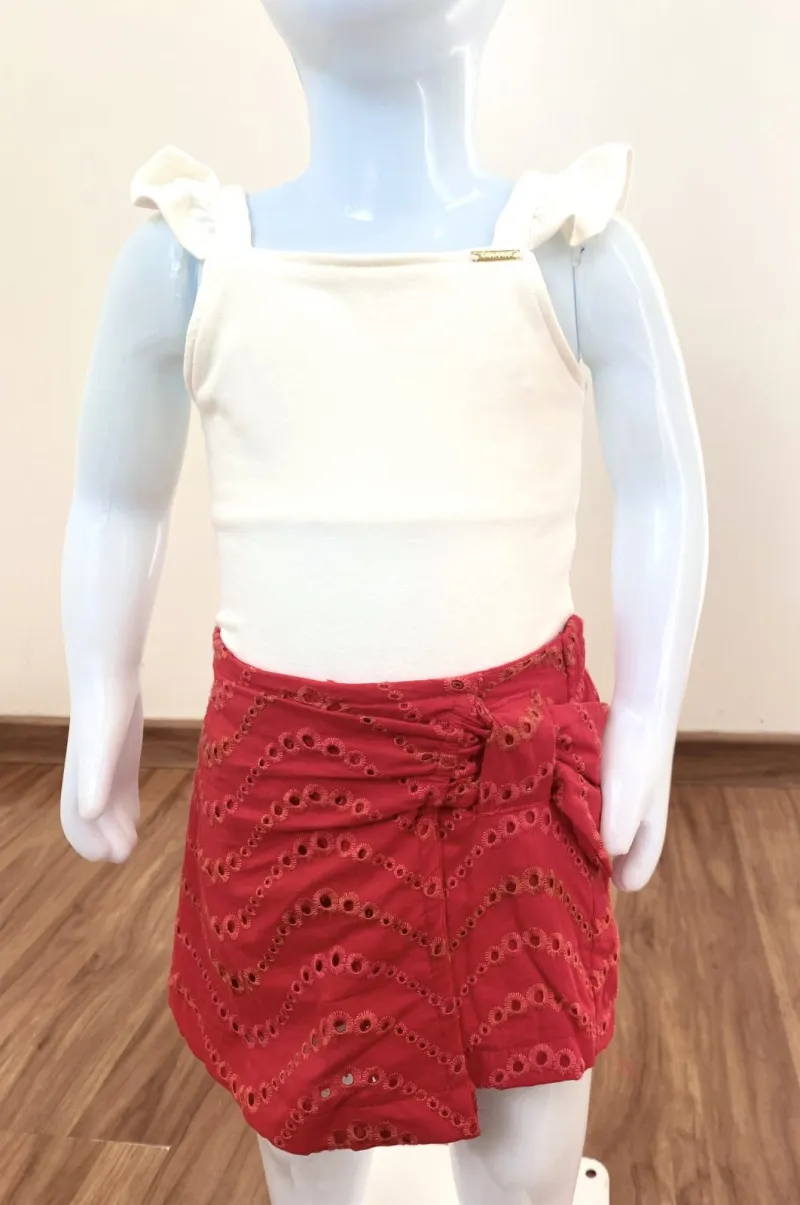 CONJUNTO FEMININO INFANTIL SM+SAIA