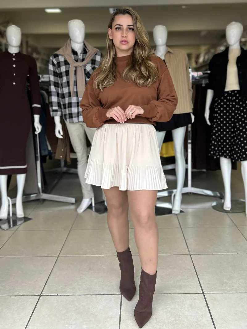 SAIA FEMININO ADULTO CURTO GODE