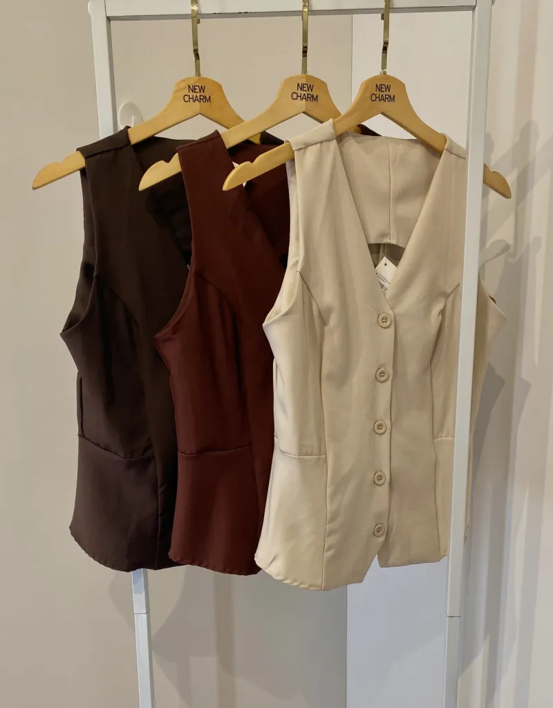 COLETE FEMININO ADULTO SM ALFAIATARIA