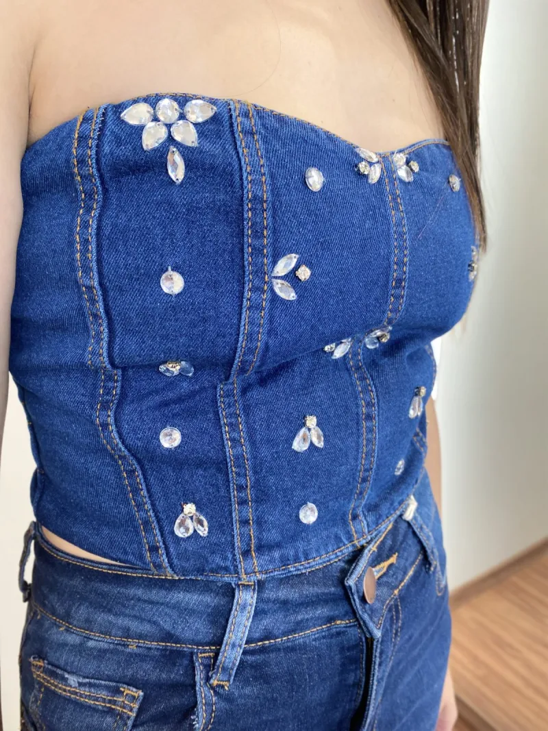 CORSET FEMININO ADULTO SM