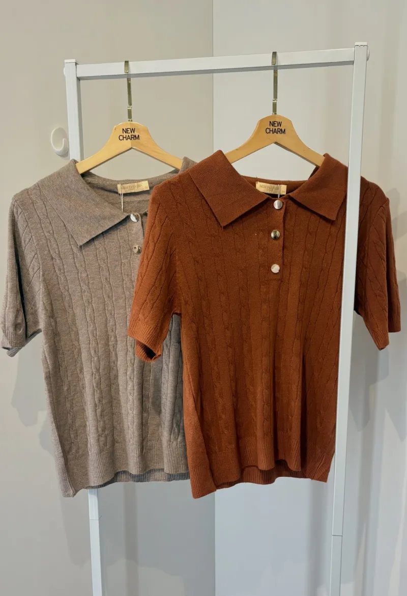 POLO FEMININO ADULTO SEM MANGA TRICO