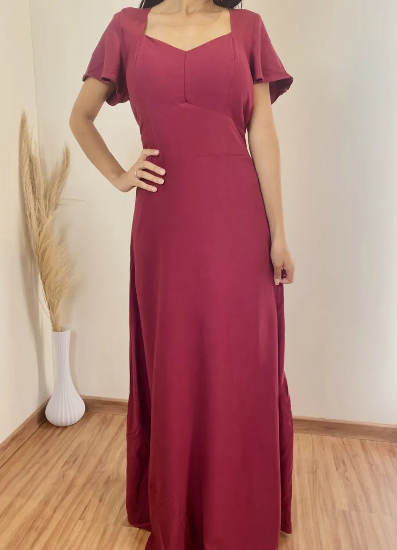 VESTIDO FEMININO ADULTO SEM MANGA MIDI
