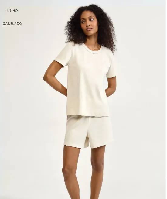PIJAMA FEMININO SEM MANGA+SHORTS R06