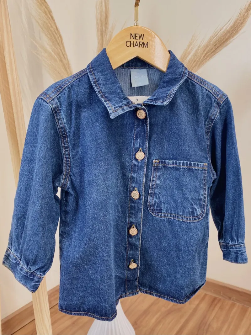 CAMISA FEMININO INFANTIL MANGA LONGA R06