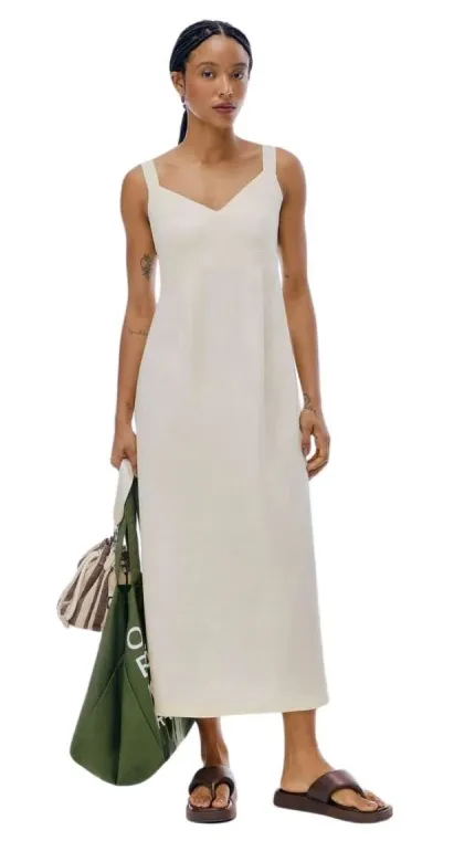 VESTIDO FEMININO C/ALÇA MIDI R06